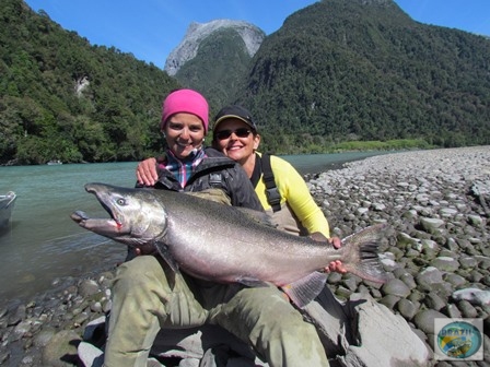 Fotos da pesca esportiva em Chaiten no Chile